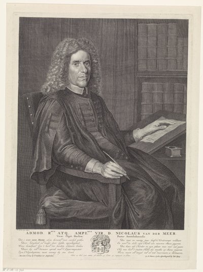 Portrait de Nicolaas van der Meer - Jan Anthonie Coxie